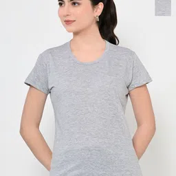 BAESD Women Pack Of 2 Solid Round Neck Cotton T-shirts-image-56
