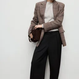 MANGO Boat Neck Ribbed Pullover image 4