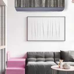 The Furnishing Tree Grey Plastic Air Conditioner Cover image 2