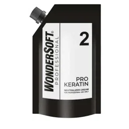 WonderSoft Set Of 2 Professional Pro Keratin Hair Straightener Cream & Neutralizer - 1 L image 3