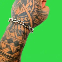 Dynamic Retail Global Silver-Plated Stainless Steel Bracelet-picture-26