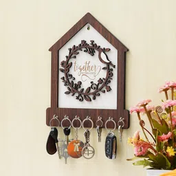 flipkart smartbuy Premium Antique Family Designer Wooden Key Holder for Home/Office Decor Wood Key Holder-picture-27