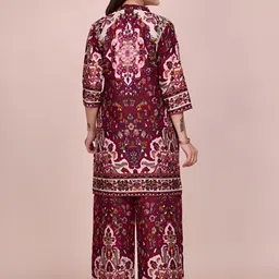 Saturn Creation Women Ethnic Motifs Printed Regular Kurta with Palazzos image 3