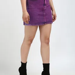 Calvin Klein Jeans Cotton A-Line Mini Skirt image 5