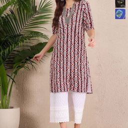 Anouk Rustic Selection Of 3 Geometric Printed Straight Kurtas-picture-8