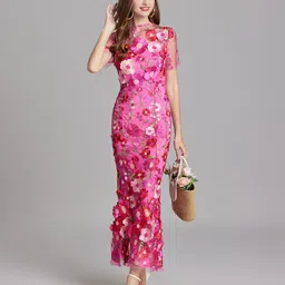 JC Collection Floral Print Maxi Dress-picture-25