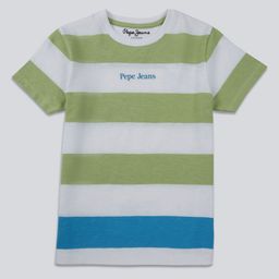 Pepe Jeans Boys Striped Pure Cotton T-shirt-picture-52