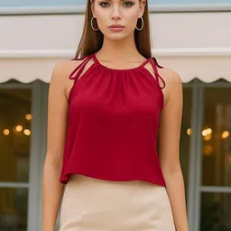 don't be basic Halter Neck Top-picture-35