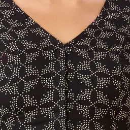 Studio Shringaar Women Printed Pure Cotton Saree Blouse image 2