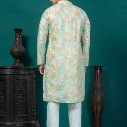 EKYAA Men Printed Kurta image 2