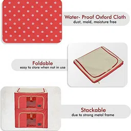 E Solutions WARDROBE ORGANISER/STORAGE BOX-256 (24LITERS) Poly-canvas Laundry Bag-picture-12