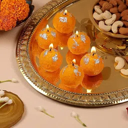 HOUSE OF MURASA Premium Laddu Smokeless Candle-image-0