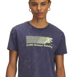 UNDER ARMOUR Women Graphic Printed Short Sleeve Running T-shirt-picture-16
