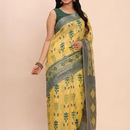 Astita Linen Blend Saree image 4