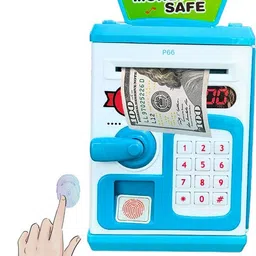 just97 ATM Safe Kids Piggy Saving ATM Bank with Electronic Lock Coin Bank for Kids P53 Coin Bank-picture-43