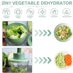 meneflix Salad Spinner and Chopper Electric Vegetable & Fruit Chopper image 5