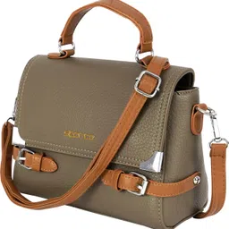 Women Brown Hand-held Bag-image-0