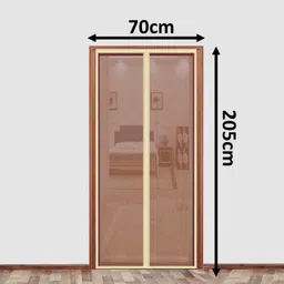 safemyles Auto-Closing Magnetic Door Polyester Washable Adults Mosquito Net image 1