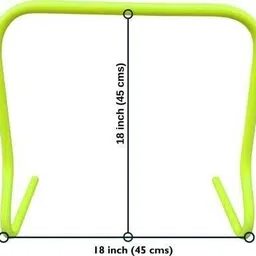 ymd Agility Hurdle 18 inch Set of 10 pcs | Football Speed Hurdle for Running PVC Speed Hurdles image 2