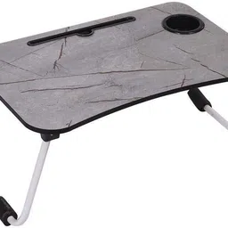 mayko & bayko MULTIPURPOSE FOLDABLE WITH CUP HOLDER , STUDY & LAPTOP TABLE Wood Portable Laptop Table-picture-10