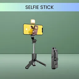 YAROH R1S Long Selfie Stick, Tripod Stand With Remotefor Selfie, Vlogging, TravelSW78 Tripod image 1