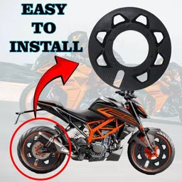 crazycreations bbd17 Inch 4 Pcs ABS Plastic PRO Disc Bike Wheel Cover For Yahama FZ Bike Fairing Kit image 2