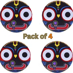jagannath world Lord Jagannath Magnet Set | Metal Souvenir from Odisha Fridge Magnet Pack of 4-picture-18