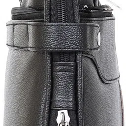 blowzy Men & Women Black, Brown Messenger Bag image 4