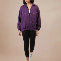CHKOKKO Women Windcheater Colorblock Women Wind Cheater image 4