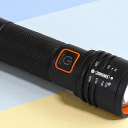 nilesawar X45 Rechargeable LED Torch with Long Battery Backup & Zoom Focus Torch-picture-40