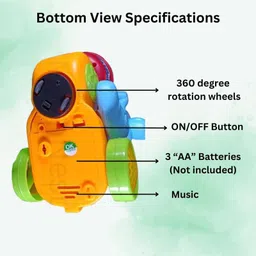 sno Elephant Musician Toy with Levitation Ball on Nose Along with Light & Sound-36 image 5