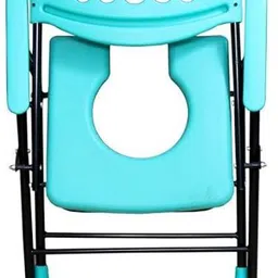 cutfine Portable Commode chair with Anti Skid Seat and leg,Perfect for Camping,Traveling Commode Chair image 5