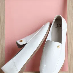 carlton london Women Casuals Solid Square Toe Loafers For Women image 3
