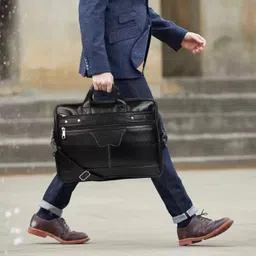 jairaj Men & Women Black Messenger Bag image 2