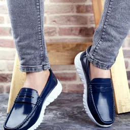 HERE&NOW Men Round Toe Penny Loafers-picture-16