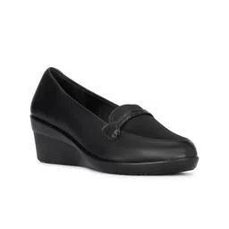 Bata Women Round Toe Textile Loafers-picture-35