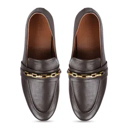 Hidesign Women Vienna Embellished Leather Loafers-picture-37