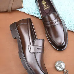 FRANKROMELLO Men Slip On Formal Loafers-picture-22