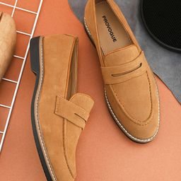 Provogue Men Leather Formal Loafers-picture-48