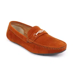 FAUSTO Men Brown Comfort Loafers image 2