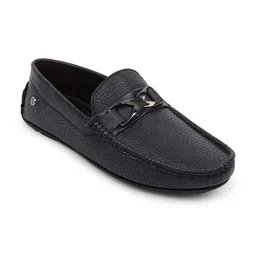 Carlton London Men Textured Loafers image 5