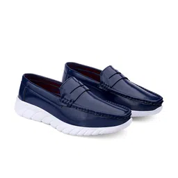 HERE&NOW Men Round Toe Penny Loafers image 3