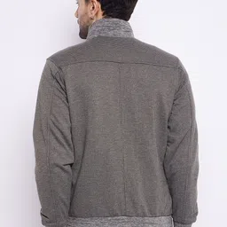 duke Men Solid, Self Design Casual Jacket image 2