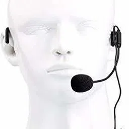 techgear HIGH QUALITY WIRED MICROPHONE BEHIND THE NECK HEAD BAND 3.5MM HEAD MIC Microphone-picture-11