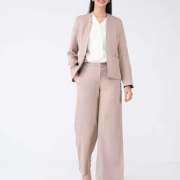 salt attire Women Solid Single Breasted Formal Blazer-picture-27