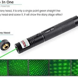 VM SHOPPING MALL Rechargeable Green Laser Pointer 5 Mile+ Battery 303 Party Pen Disco Light image 5