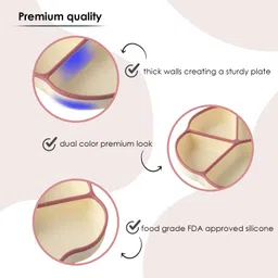 cubkins Silicone Suction Plate, Bowl with Lid, Sippy Cup with Straw & Training Spoon Set - 100% Food Grade Silicone image 4