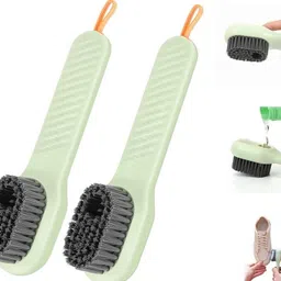 Brillwist Pack of 2 Multifunctional Soap Dispensing Shoe Cleaning Brush-picture-34