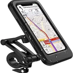 ajm Adjustable Waterproof Motorcycle Bike Phone Holder Case stand Bike Mobile Holder-picture-18