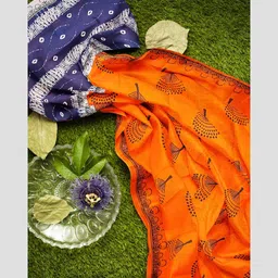 lovwear Floral Print Daily Wear Pure Cotton Saree image 5